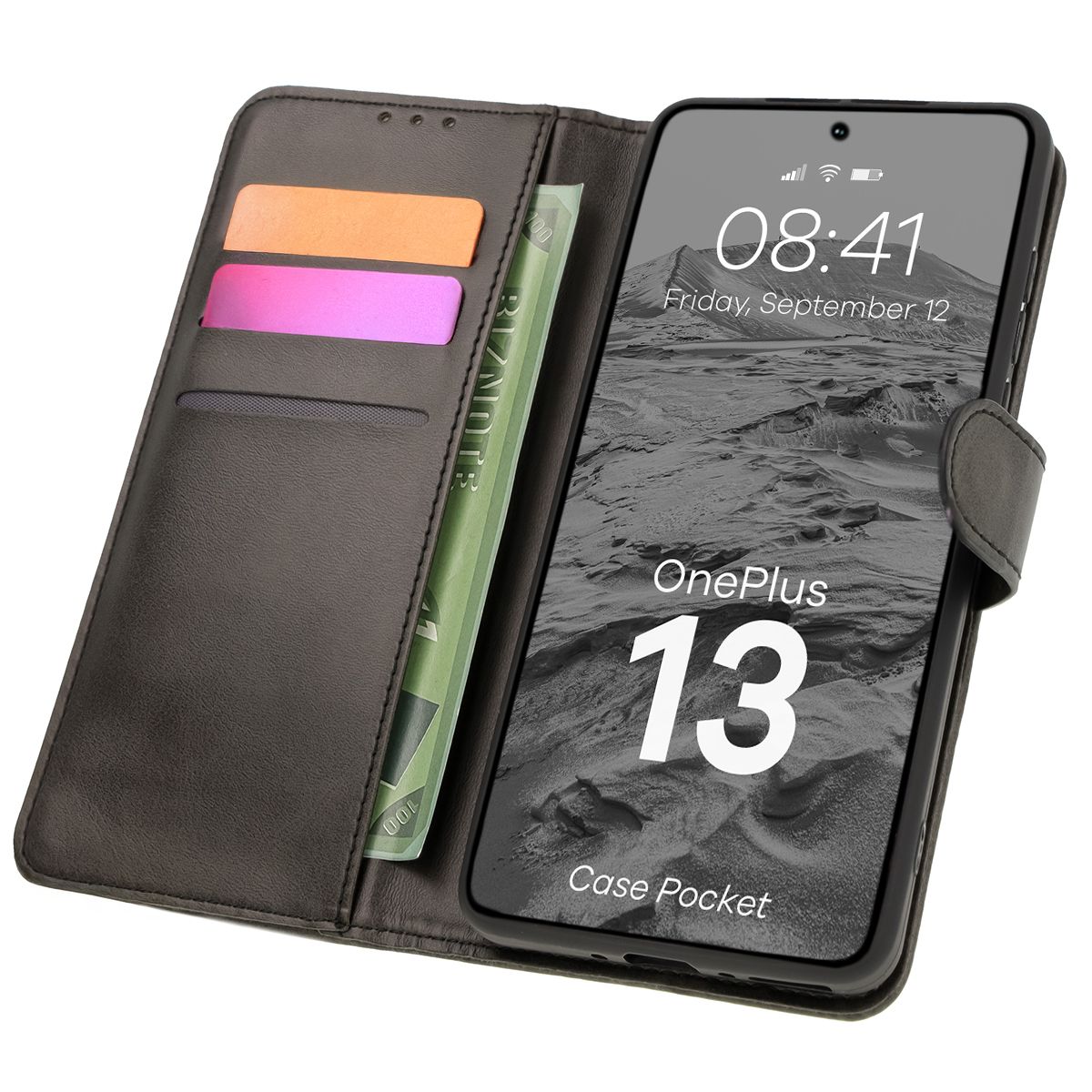 Etui z klapką Bizon Case Pocket do OnePlus 13